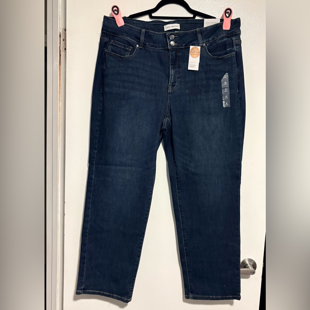 Lane Bryant Tighter Tummy Straight Leg Jeans - size 20 short